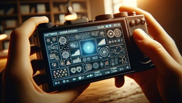 Feature-Dashboard der Software